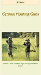 Mobile Screenshot of germanhuntingguns.com